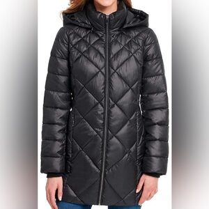 Andrew Marc Women's Black Puffer Coat